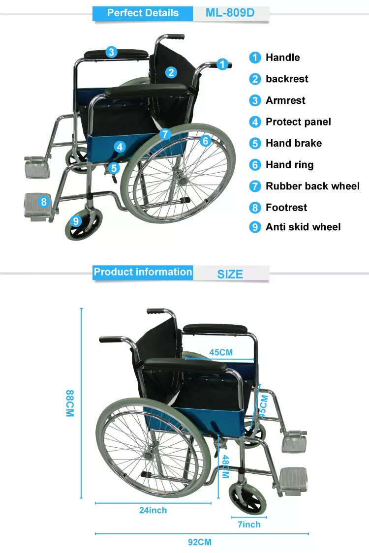 Wheelchair 809 Spec 3