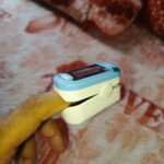 Fingertip Pulse Oximeter Atom AT 875 Blood Oxygen Saturation MonitorFingertip Pulse Oximeter Atom 4