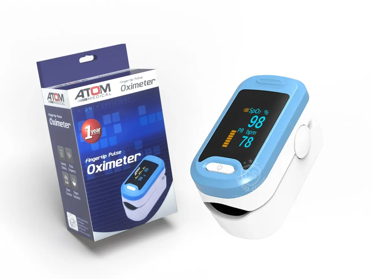 Fingertip Pulse Oximeter Atom AT-875 pulse oximeter price in Pakistan