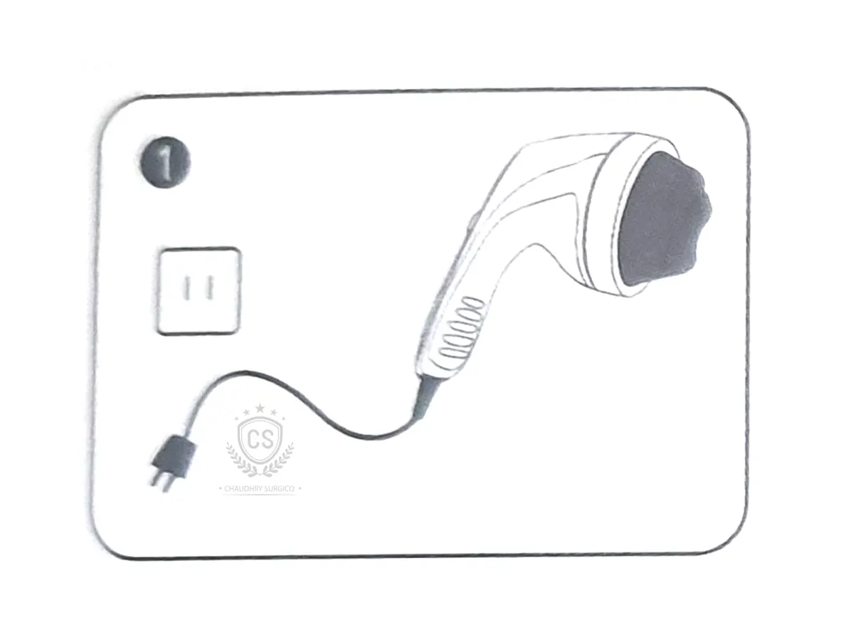 Massager Machine Lifecare LC940 - how to use- step1
