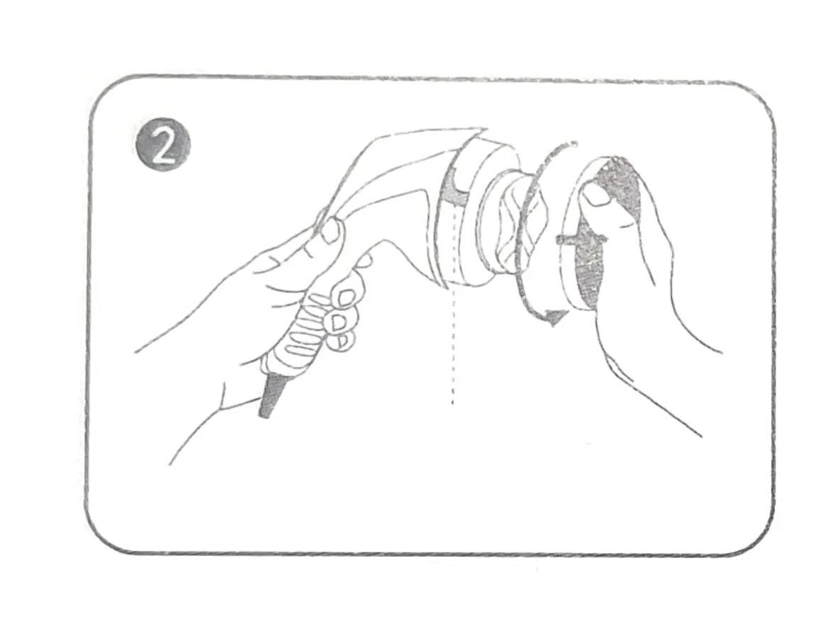 Massager Machine Lifecare LC940 - how to use- step2