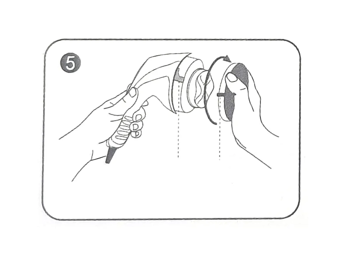 Massager Machine Lifecare LC940 - how to use- step5