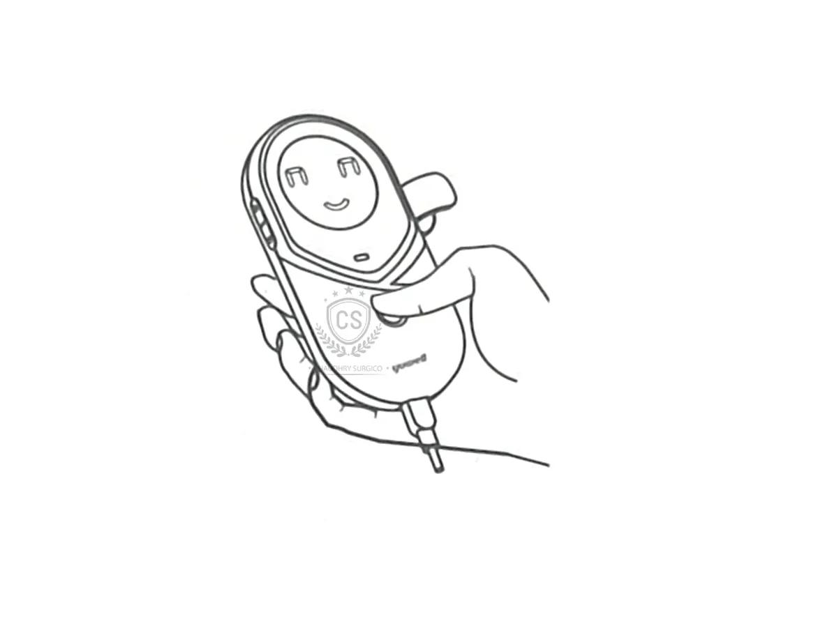 YUWELL Baby Fetal Doppler Step 2 Hold The Power Button To Power On The Fetaal Doppler