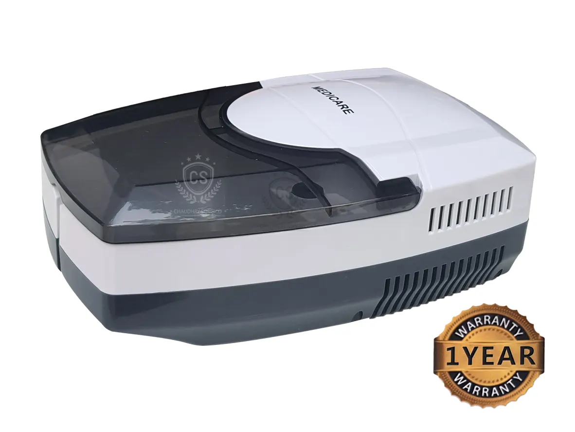 Medicare Nebulizer Machine -step1- switch on the nebulizer