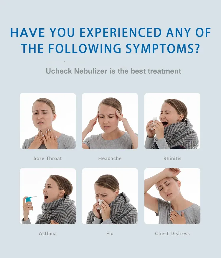 Ucheck Nebulizer Machine Best for flu asthma sore throat and cough