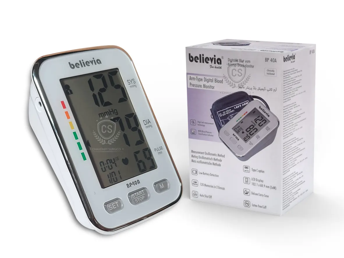 Believia Digital BP 40A Best Digital Blood Pressure Machine Clinically Accurate