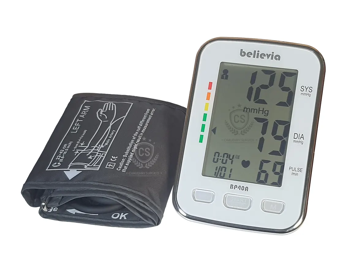 Believia Digital BP 40A Step5 Take The Readings