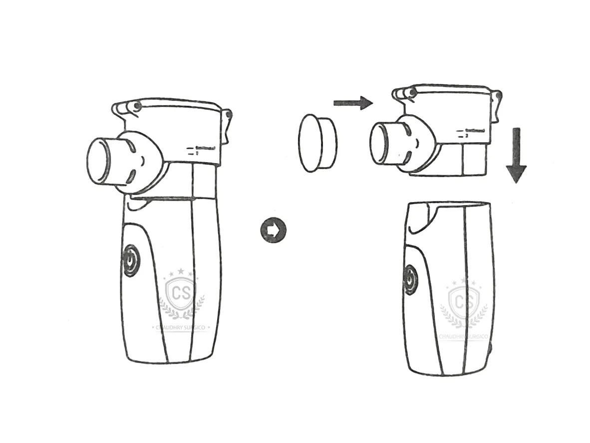 Portable Nebulizer Machine Believia Step2 Assemble The Nebulizer