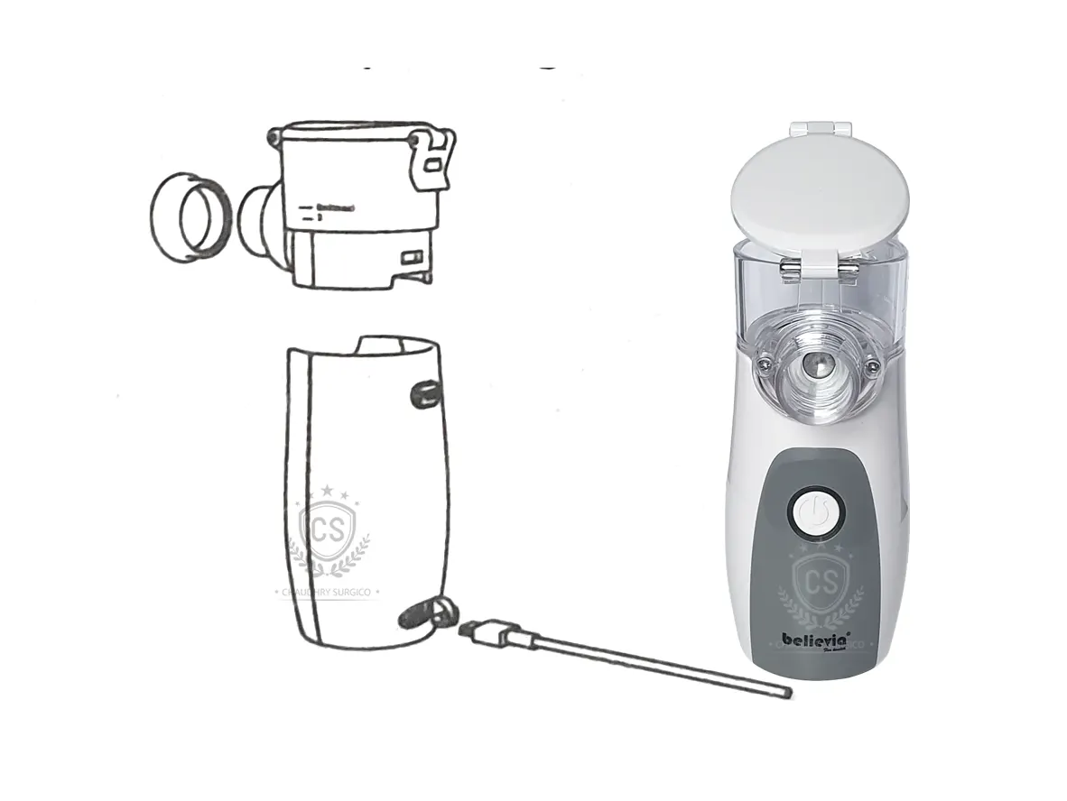 Portable Nebulizer Machine Believia - step3 - Connect to power grid for charging