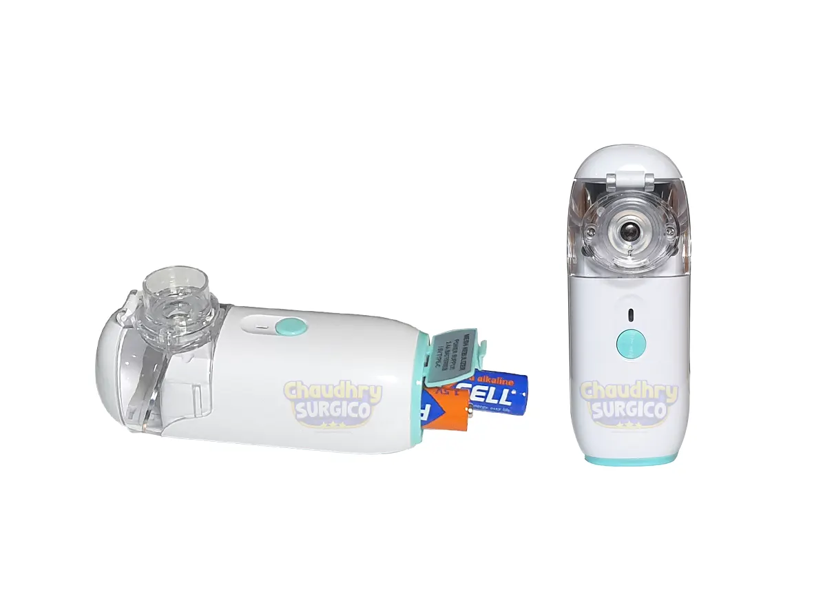 Portable Nebulizer Machine ZH-N3 - step1 - pop in AA batteries