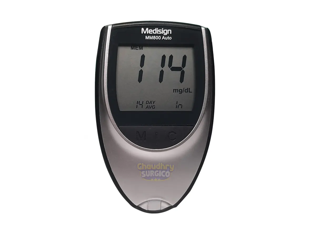 Glucometer Medisign MM800 Step6 Read The Result