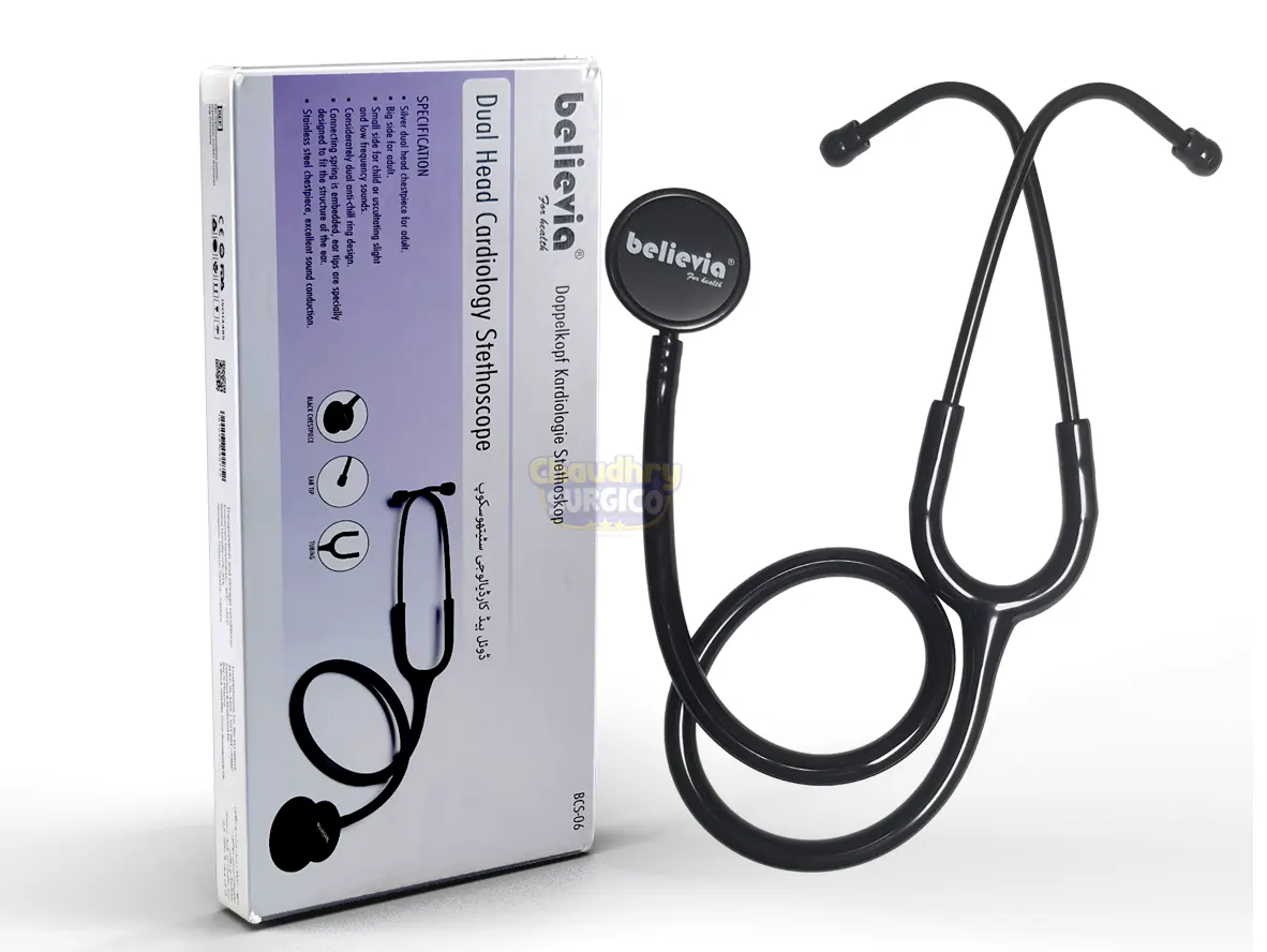 Believia Cardiology Stethoscope Black Edition price in Pakistan