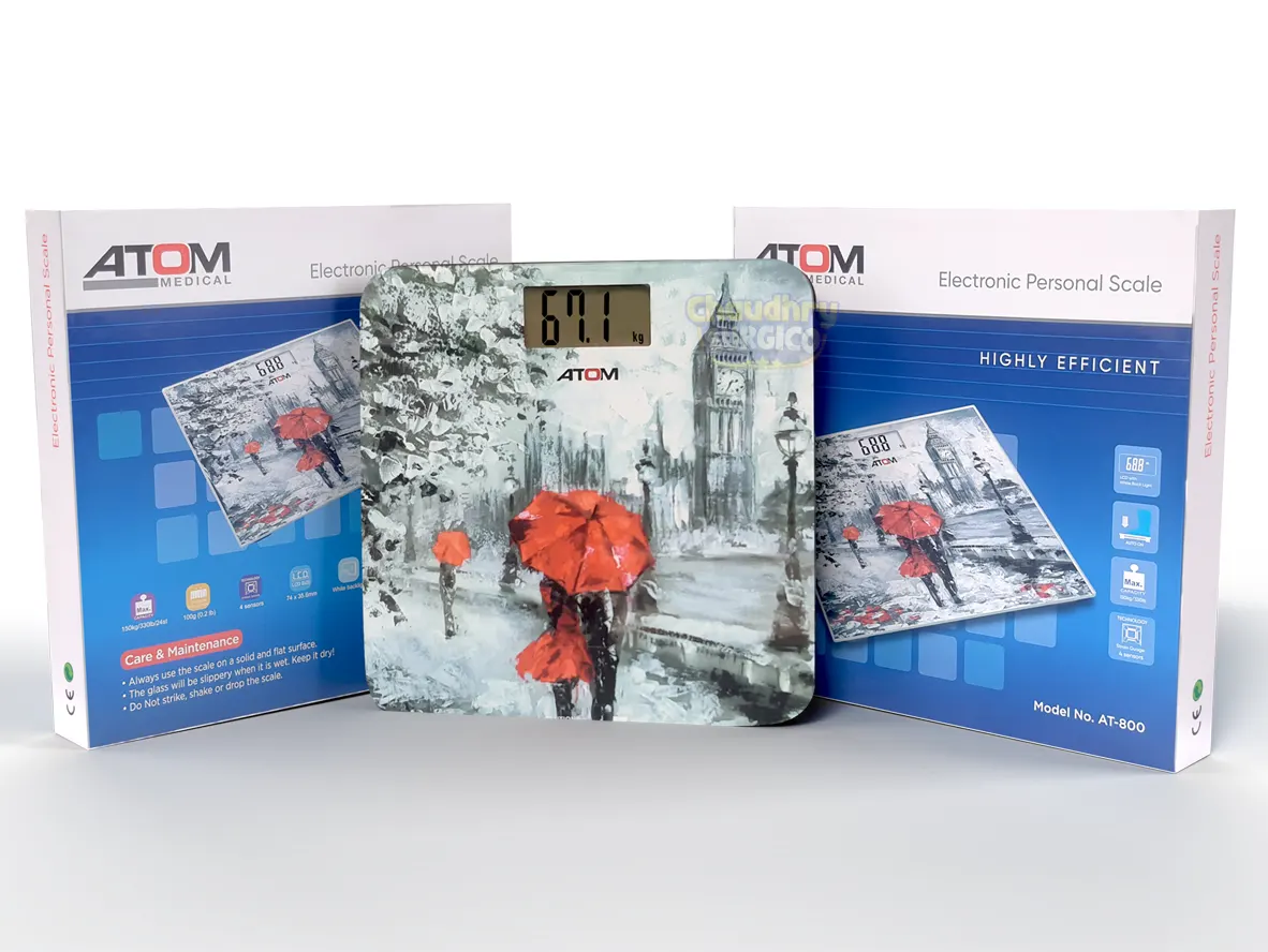 ATOM Digital Weight Machine AT-800 Best body Weight Scale Price in Lahore Karachi Islamabad Multan