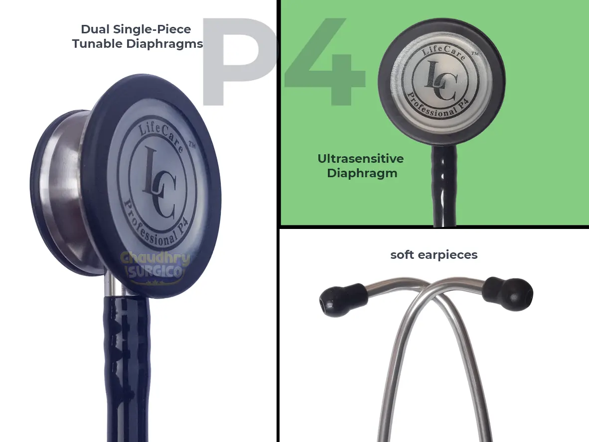 Lifecare Professional P4 Stethoscope price in Pakistan for adults and children