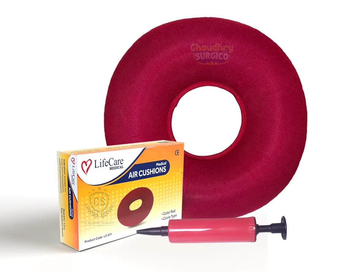 Lifecare Inflatable Medical Ring Air Cushion for sitting and bedsores