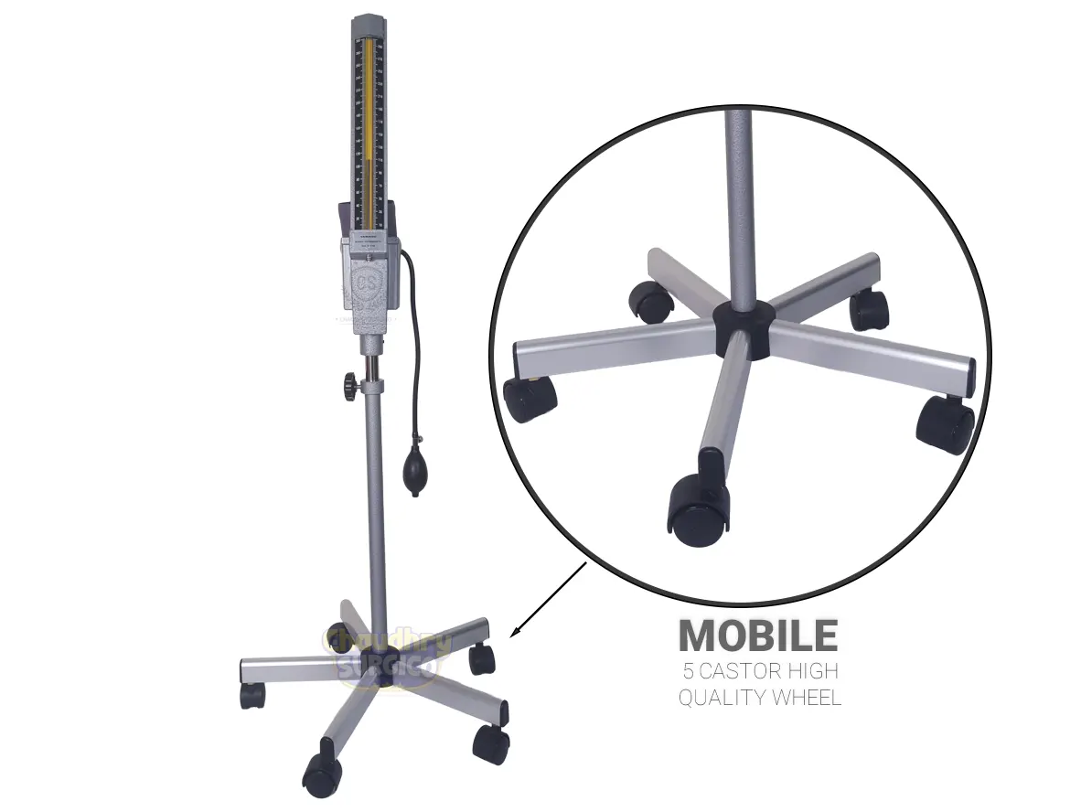 Mercury Yamasu BP Apparatus with stand Japan Model 620 Best bp check machine price in Pakistan