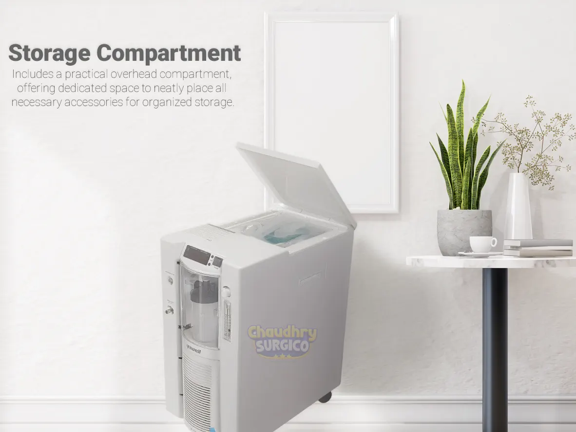 YUWELL Oxygen Concentrator With Storage Compartment