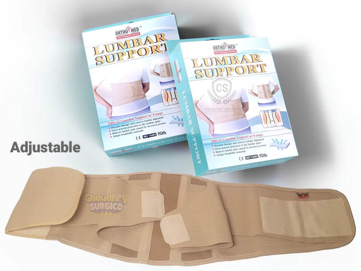 Orthomed Lumbosacral belt for back pain relief fully adjustable